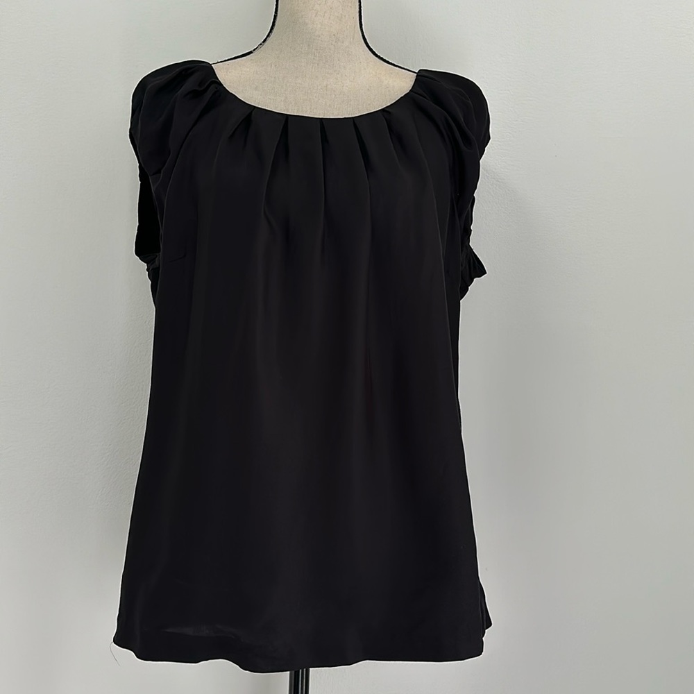 Cynthia Rowley 100% Silk Short Sleeve Top